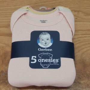 Gerber Baby Onesies Size 12 Months 5 Pack